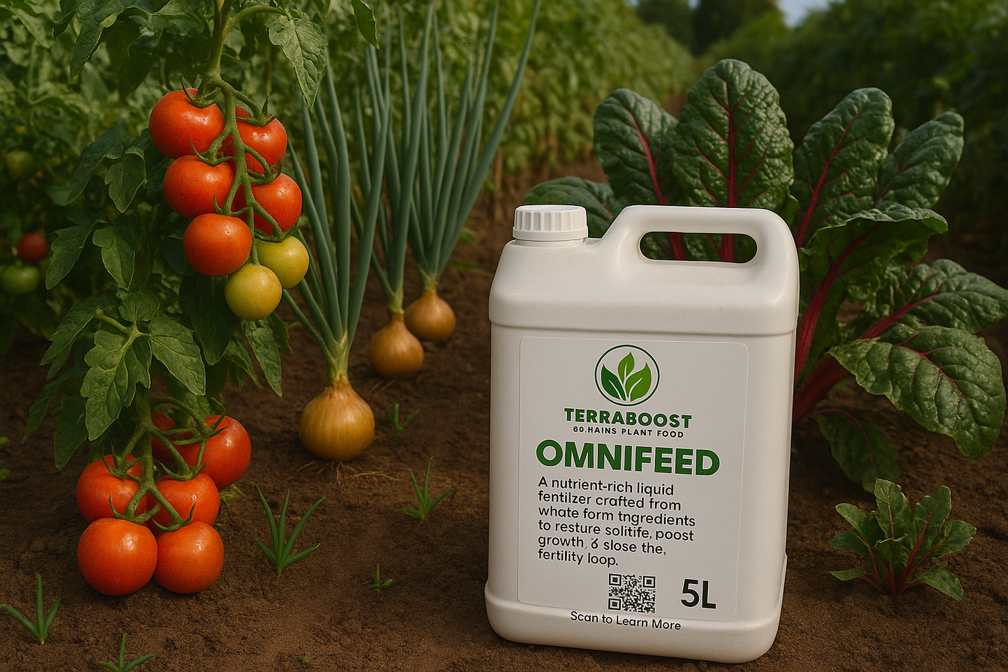 TerraBoost OmniFeed - All-Purpose Organic Liquid Fertiliser (5L)