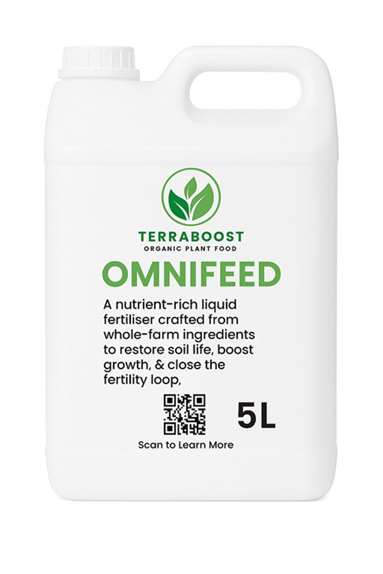 TerraBoost OmniFeed - All-Purpose Organic Liquid Fertiliser (5L)