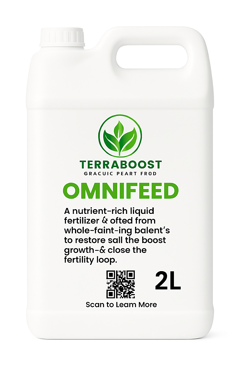 TerraBoost OmniFeed - All-Purpose Organic Liquid Fertiliser (2L)
