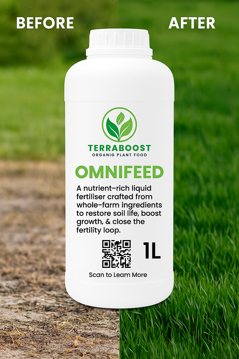 TerraBoost OmniFeed - All-Purpose Organic Liquid Fertiliser (1L)