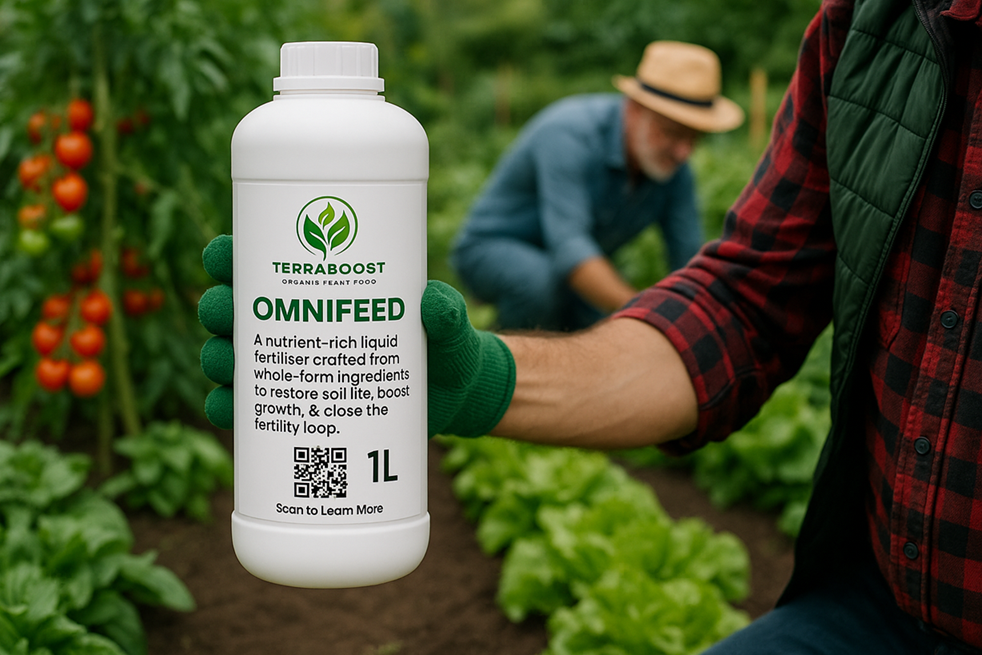 TerraBoost OmniFeed - All-Purpose Organic Liquid Fertiliser (1L)