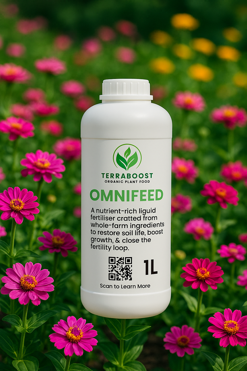 TerraBoost OmniFeed - All-Purpose Organic Liquid Fertiliser (1L)