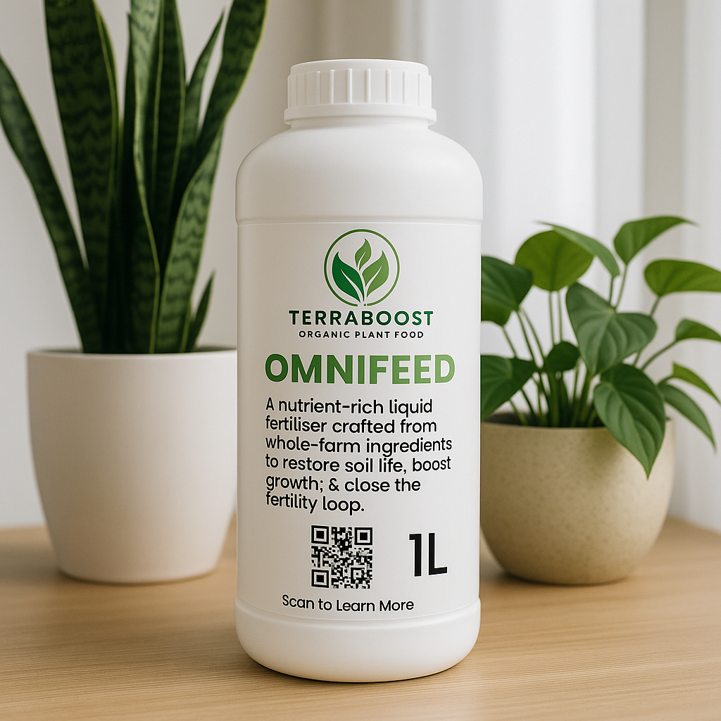 TerraBoost OmniFeed - All-Purpose Organic Liquid Fertiliser (1L)