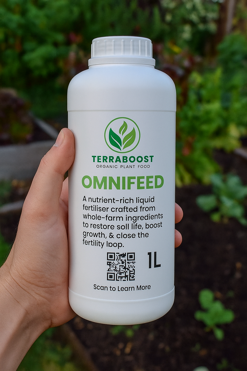 TerraBoost OmniFeed - All-Purpose Organic Liquid Fertiliser (1L)